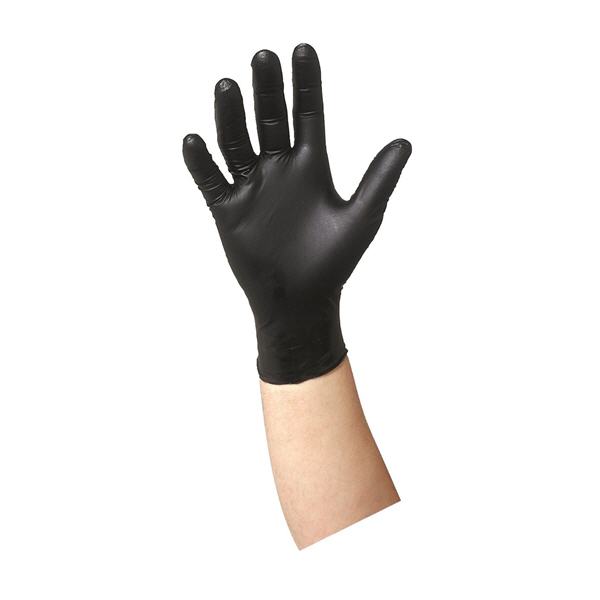 Black Nitrile Gloves Powder Free