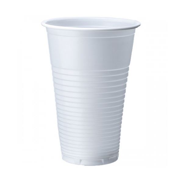 7oz Disposable White Plastic Cups