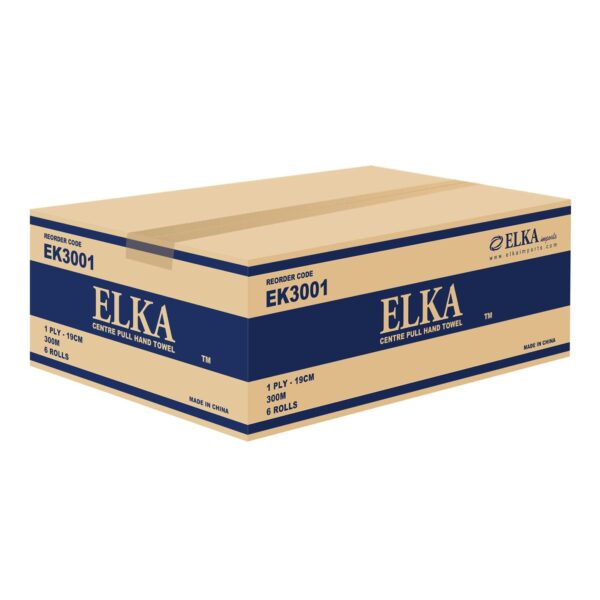 Elka Centre Pull Hand Towel 1 Ply 300m Carton x 6 - Image 2