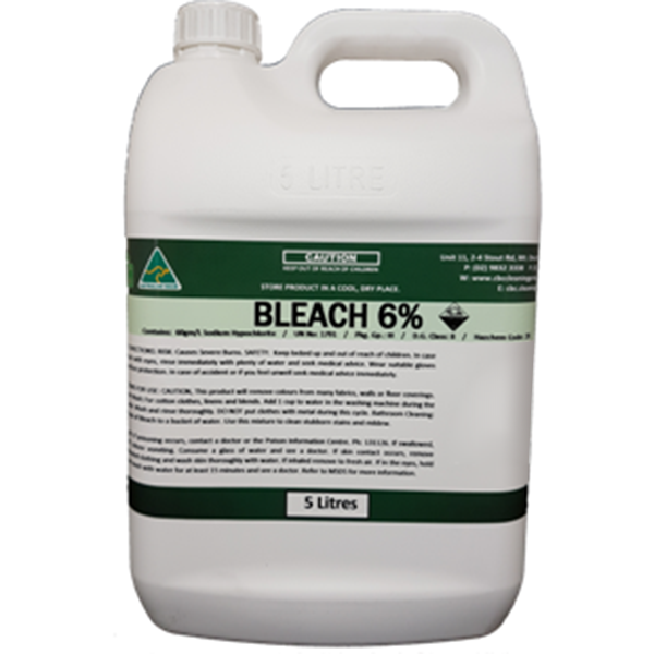 Stain removal Bleach 6%