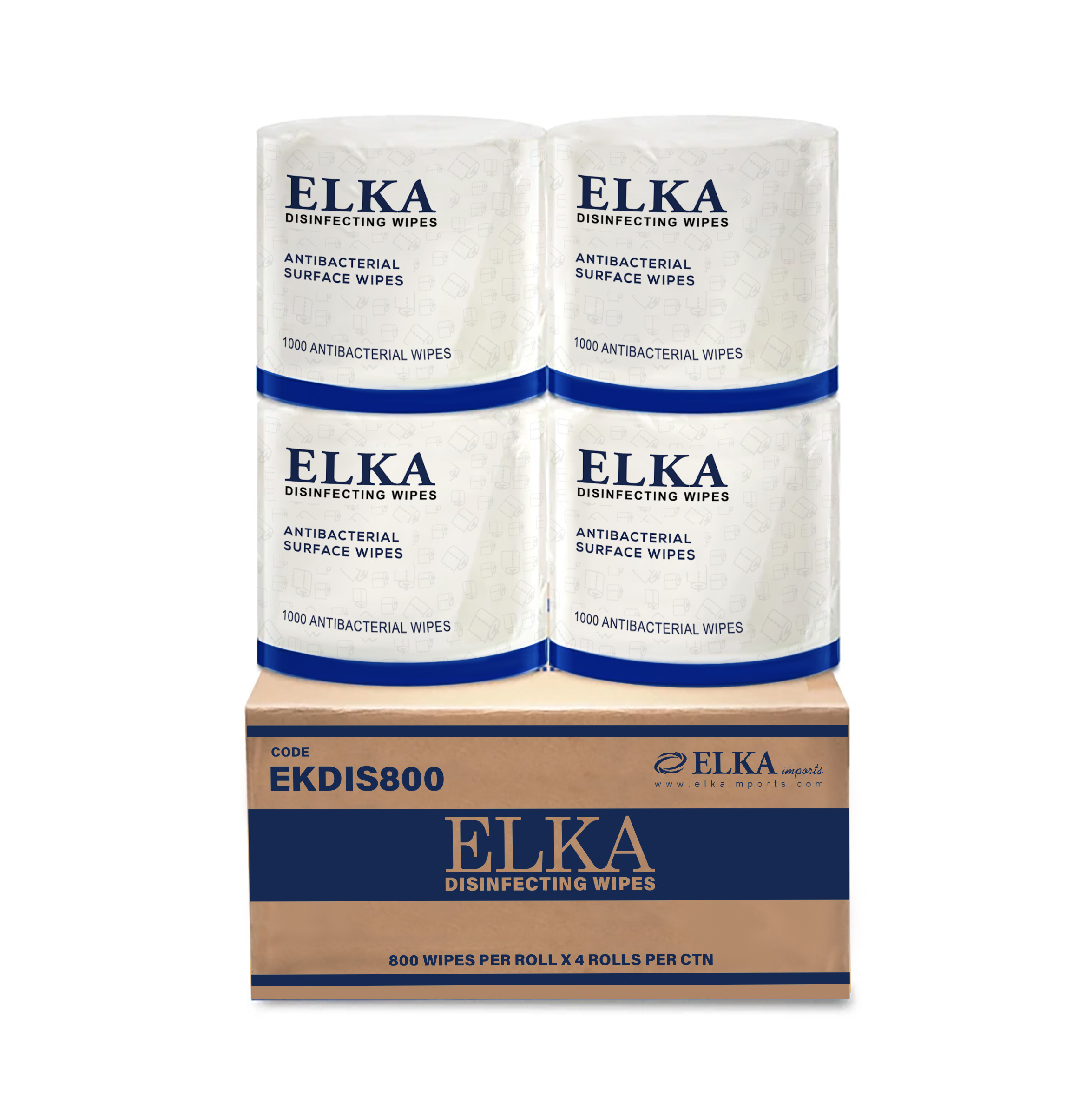 Elka Gym Wipes Antibacterial