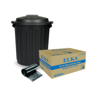 75L Blue Garbage Bags