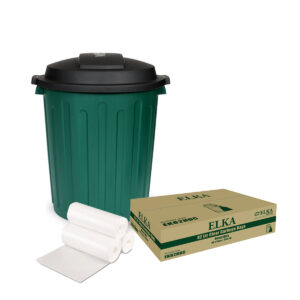 EK82HDC Elka 82l Clear Heavy Duty Garbage Bags